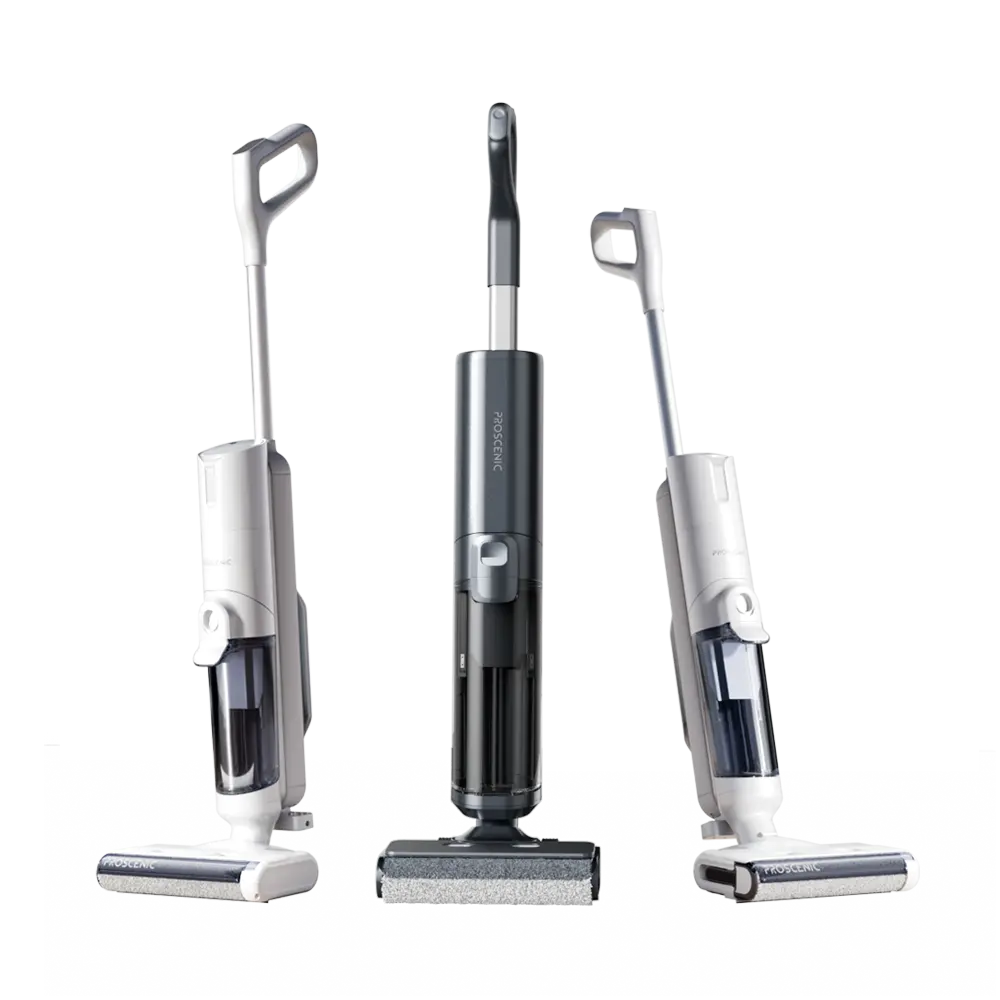 Kit Accessoires Proscenic F10 Pro – 2 Brosses + 2 Filtres De Rechange Pour Aspirateur Eau Et Poussière