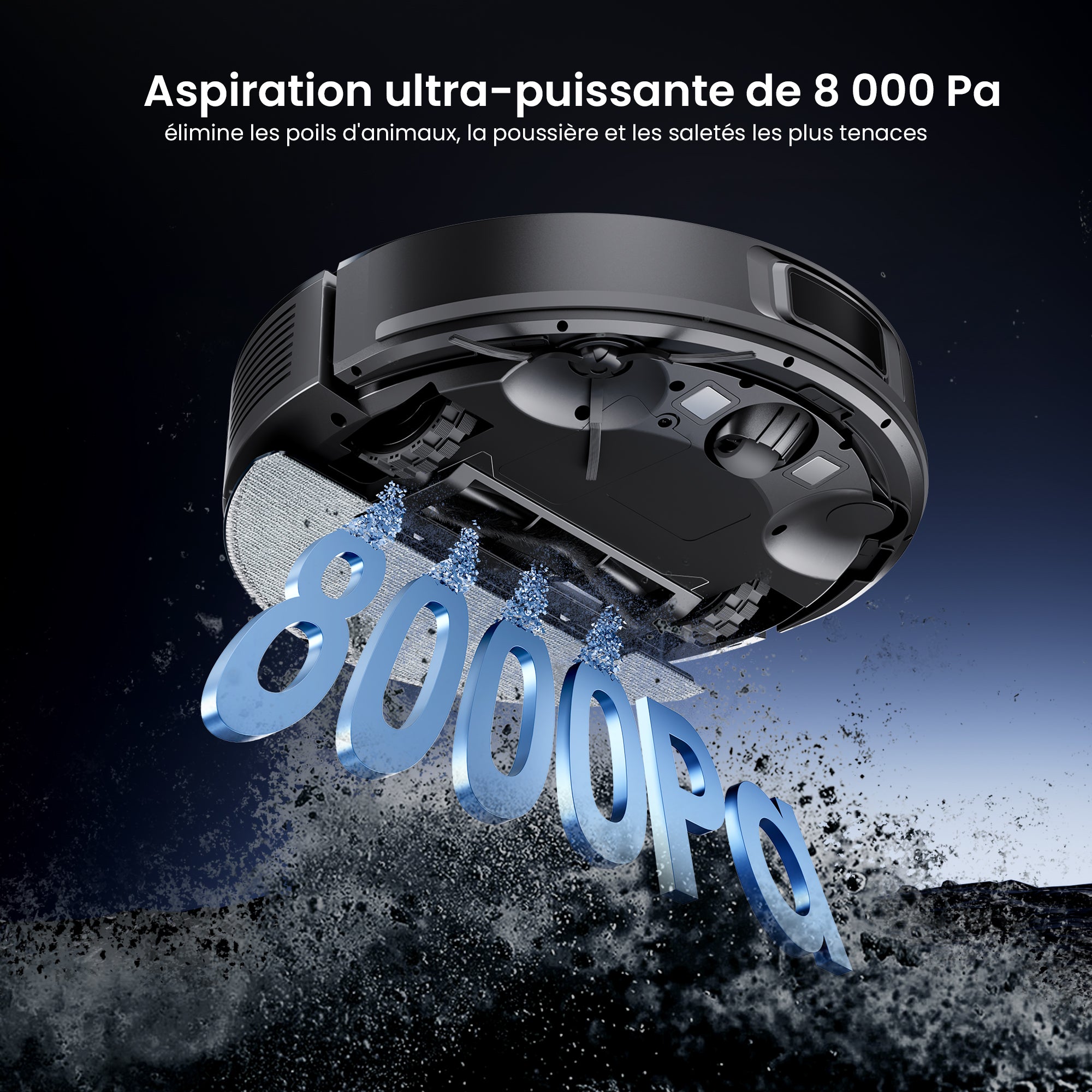 Proscenic Q10 Aspirateur Laveur Version Améliorée
