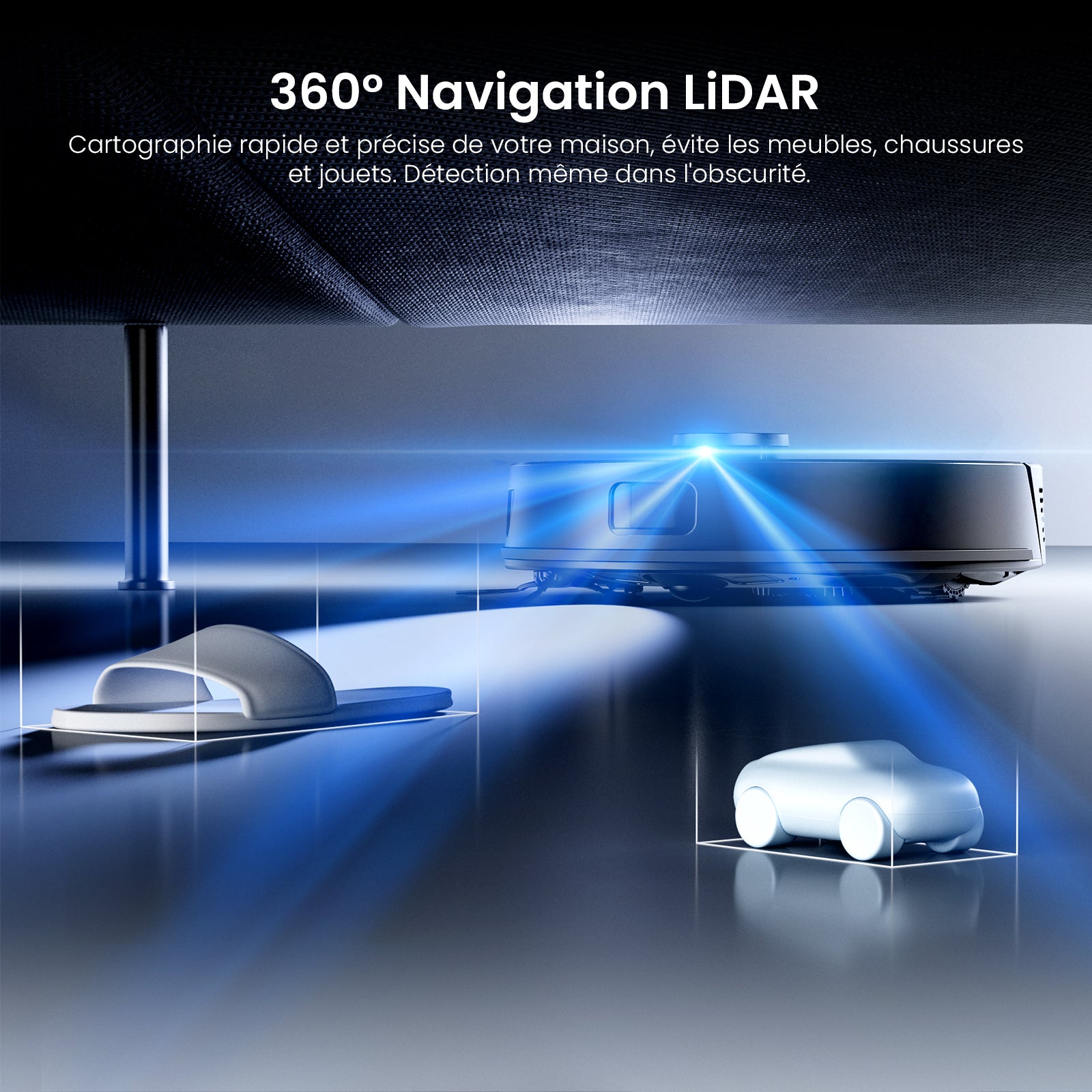 Aspirateur Robot avec Vidage Automatique - Proscenic Q8 Max+ 8000Pa