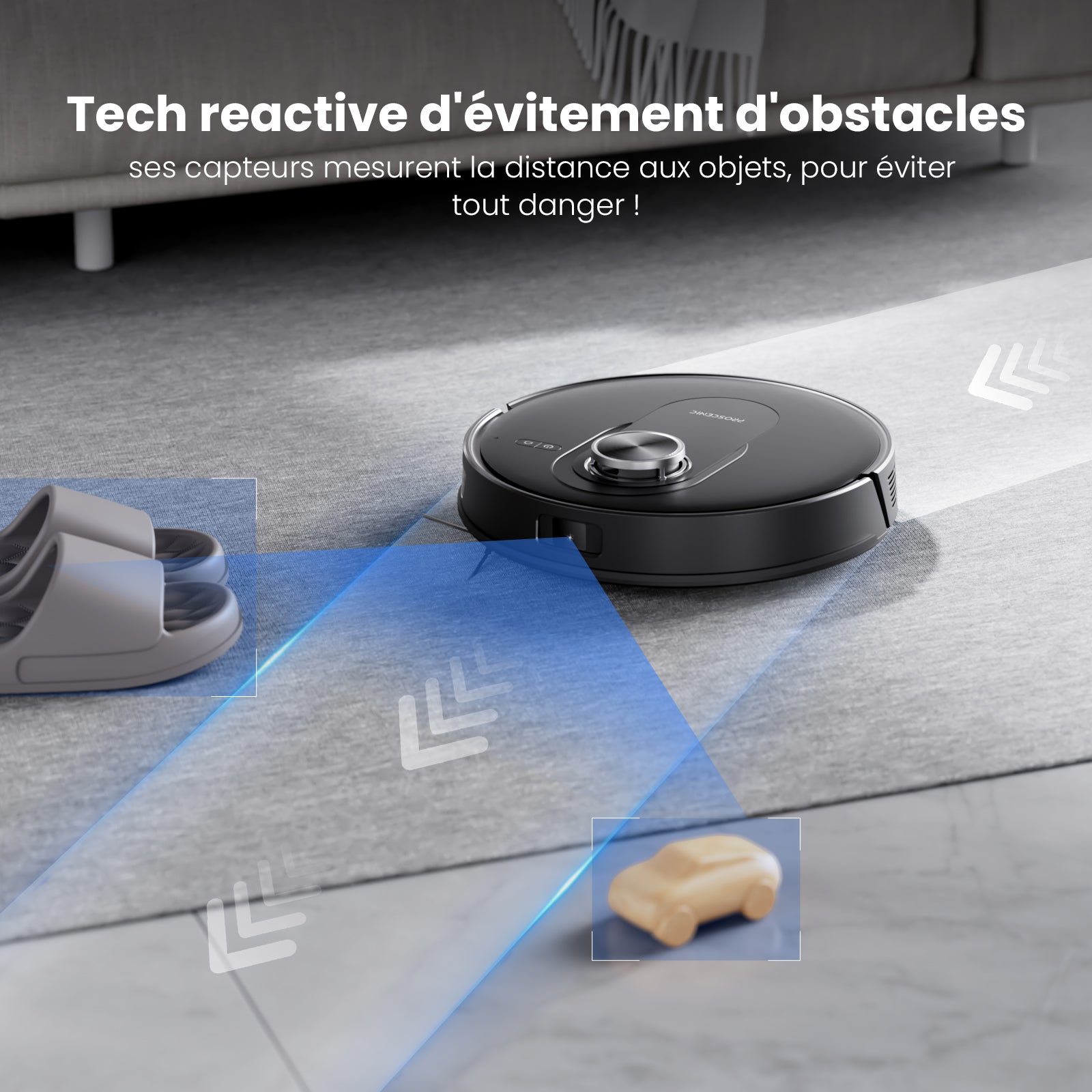 Aspirateur Robot avec Vidage Automatique - Proscenic Q8 Max+ 8000Pa