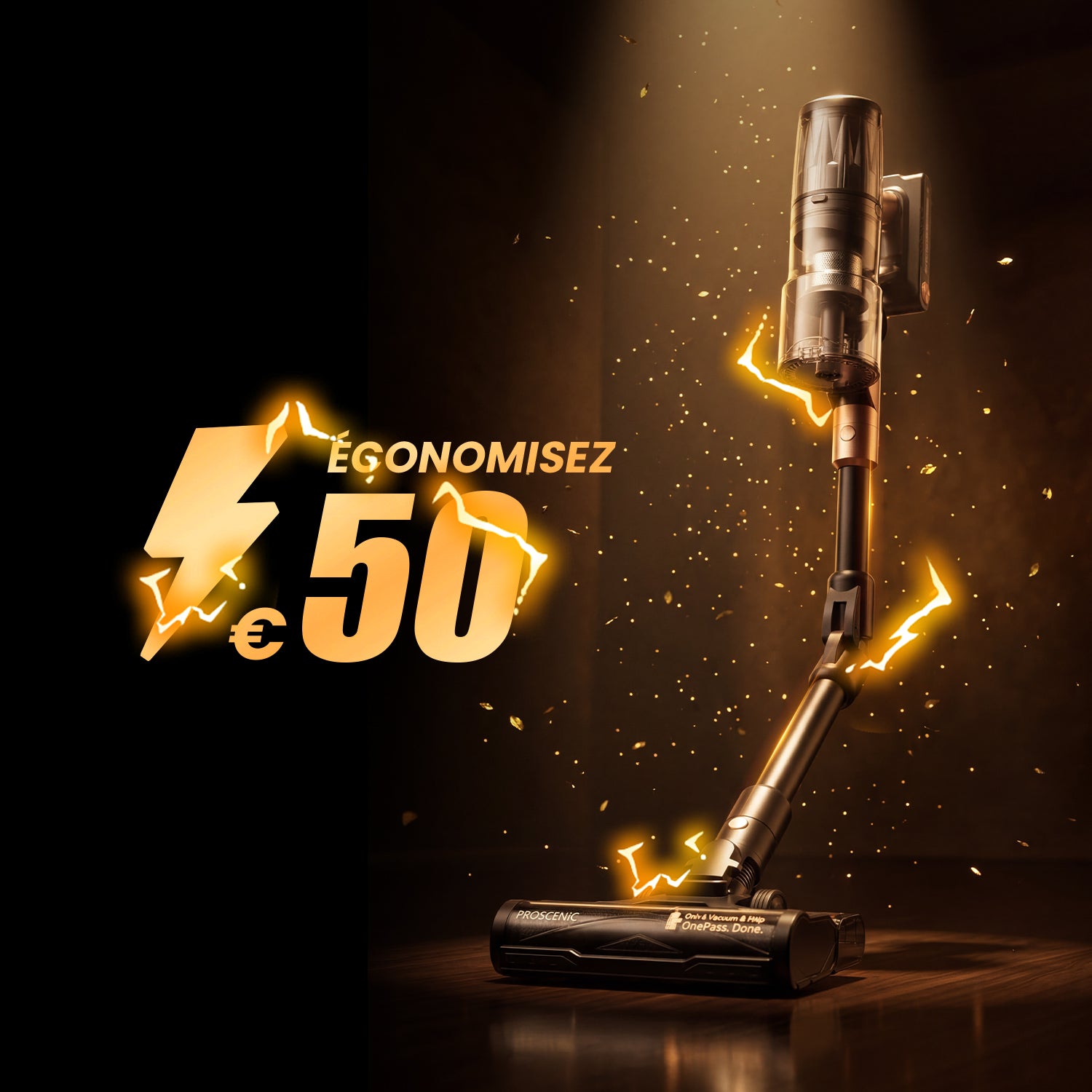 Aspirateur Laveur Proscenic P20 OnePass | Flexible & Puissant