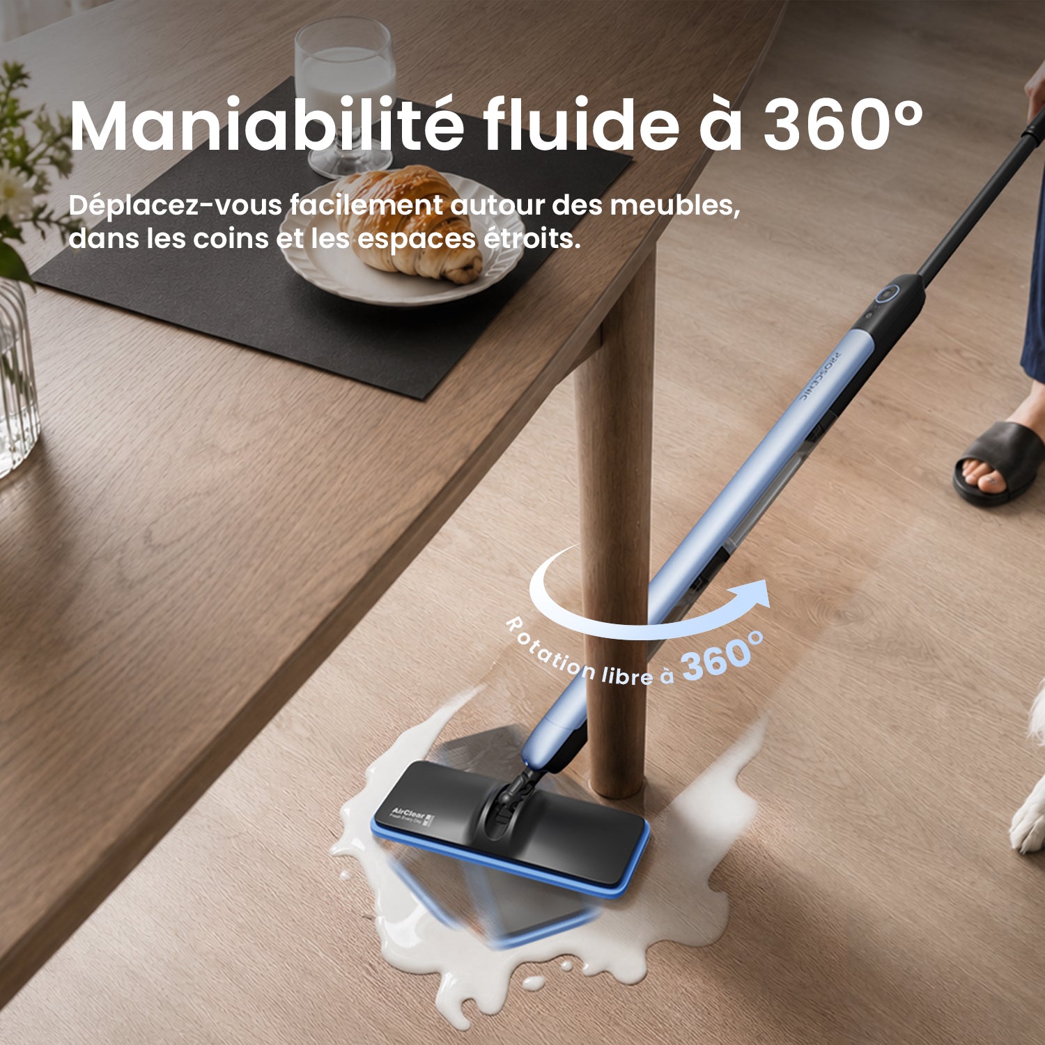 Nouveauté – Proscenic GoMop Balai laveur électrique