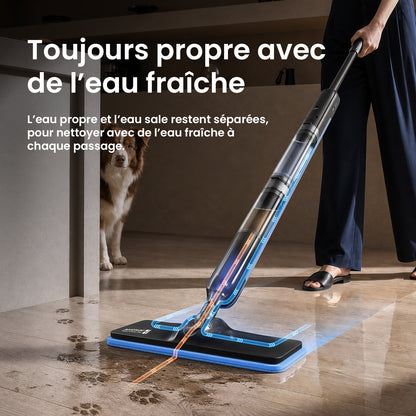 Nouveauté – Proscenic GoMop Balai laveur électrique