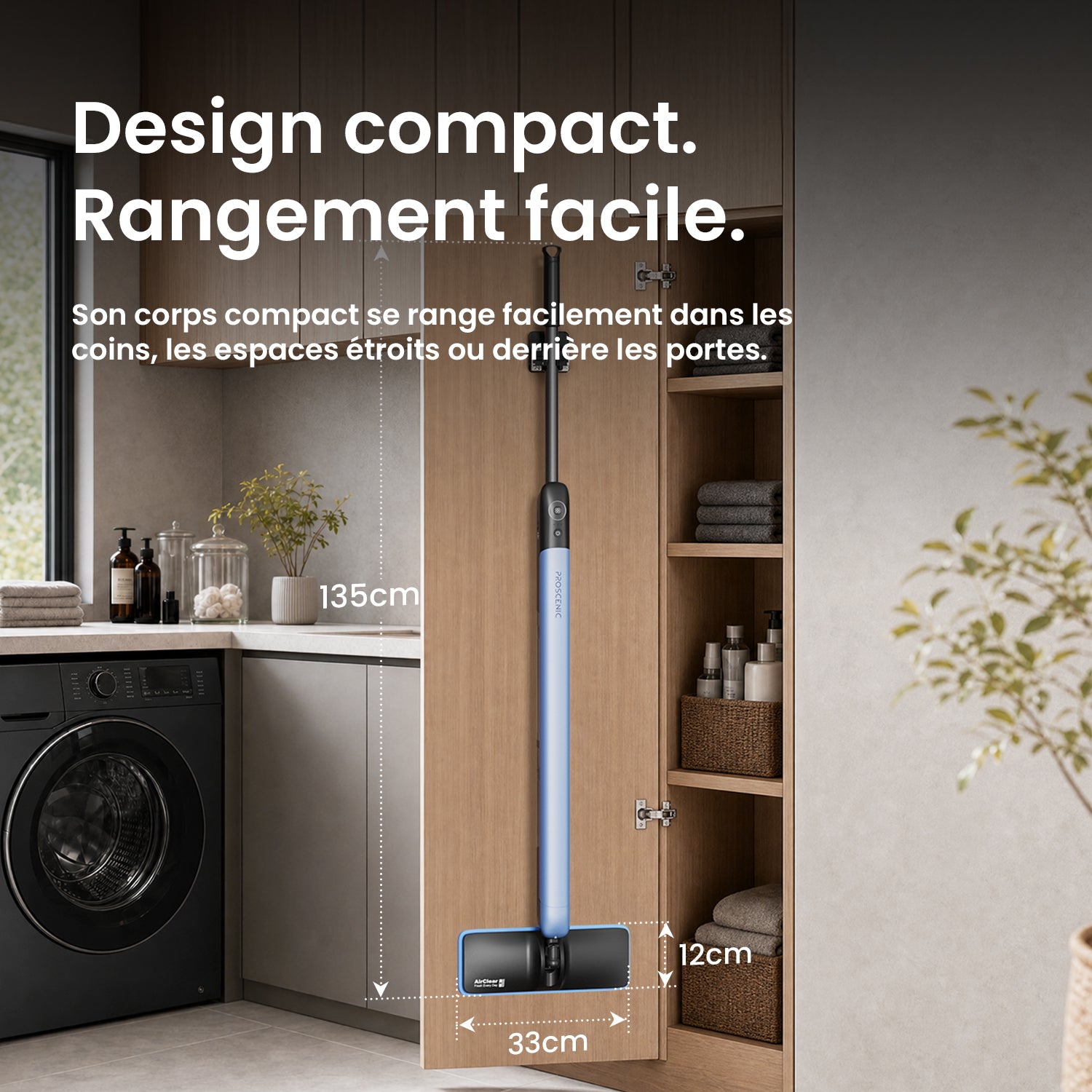 Nouveauté – Proscenic GoMop Balai laveur électrique