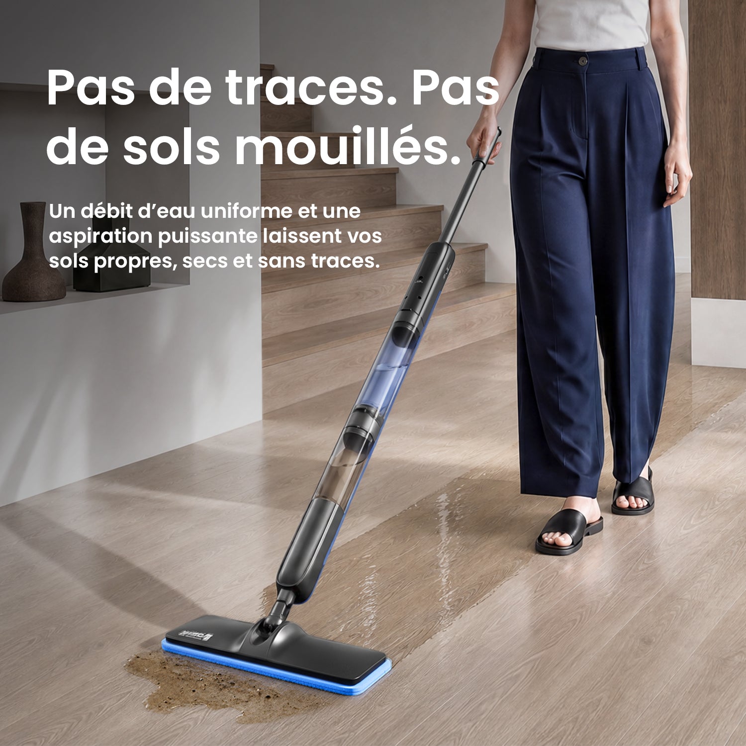 Nouveauté – Proscenic GoMop Balai laveur électrique
