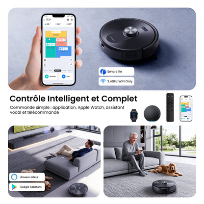 Proscenic Q10 Aspirateur Laveur	Version Améliorée