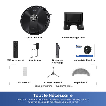 Proscenic Q10 Aspirateur Laveur	Version Améliorée