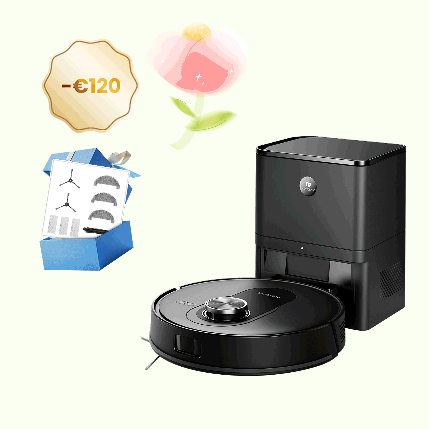 Proscenic Q8 Max+ (Kit d’accessoires offert)