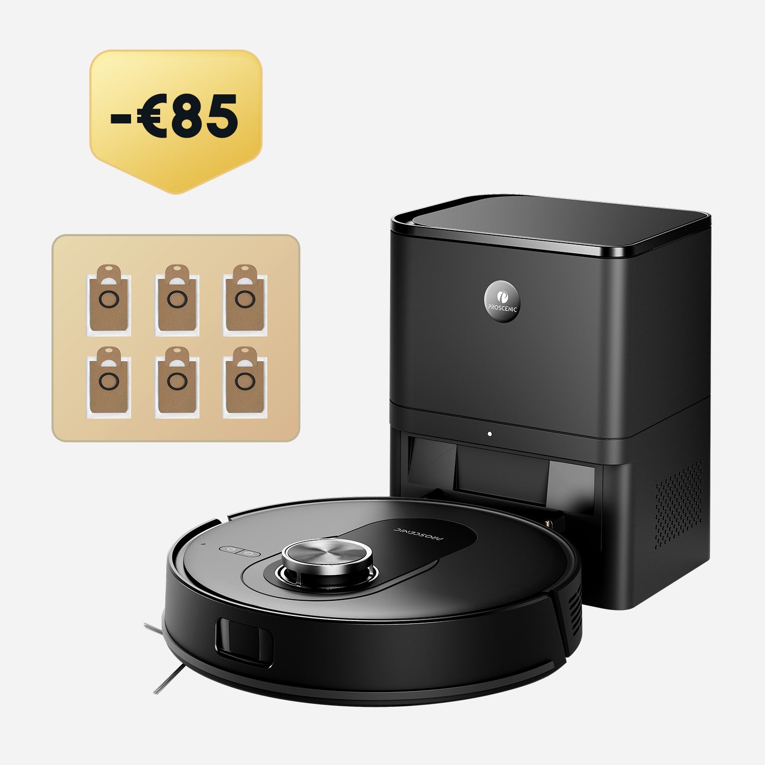 Q8 Max+ & Sac à poussière *6--Offre spéciale Black Friday